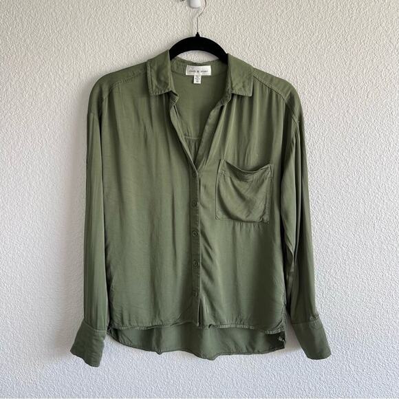 Cloth & Stone Roll-Tab Boxy Buttondown Shirt - Picture 2 of 16